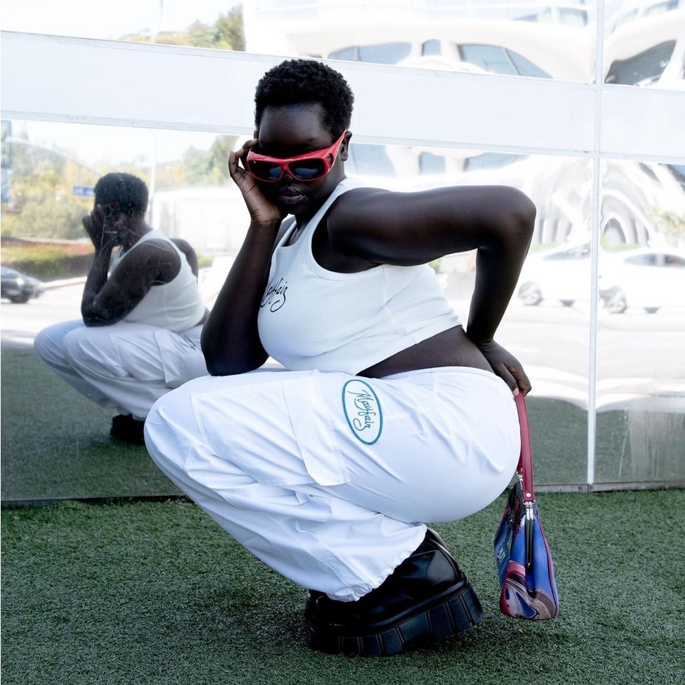 The Mayfair Group White Cargo Pants - Picture 10 of 12
